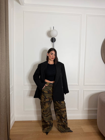 Blazer doppiopetto noir