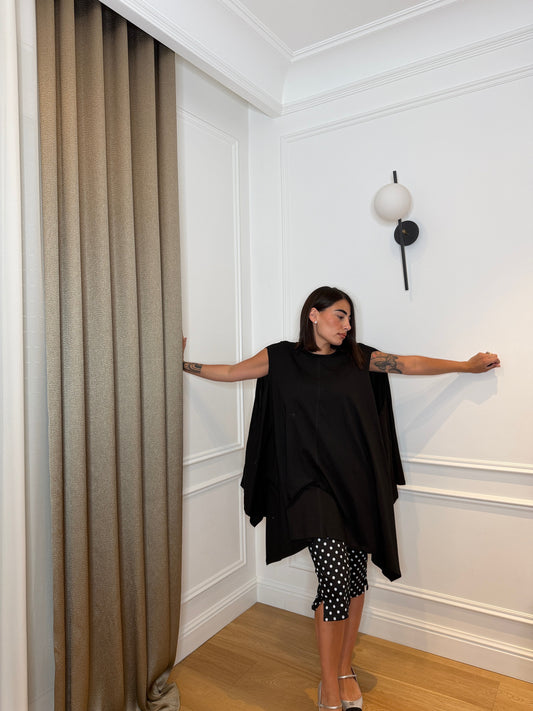 Maxi maglia nera