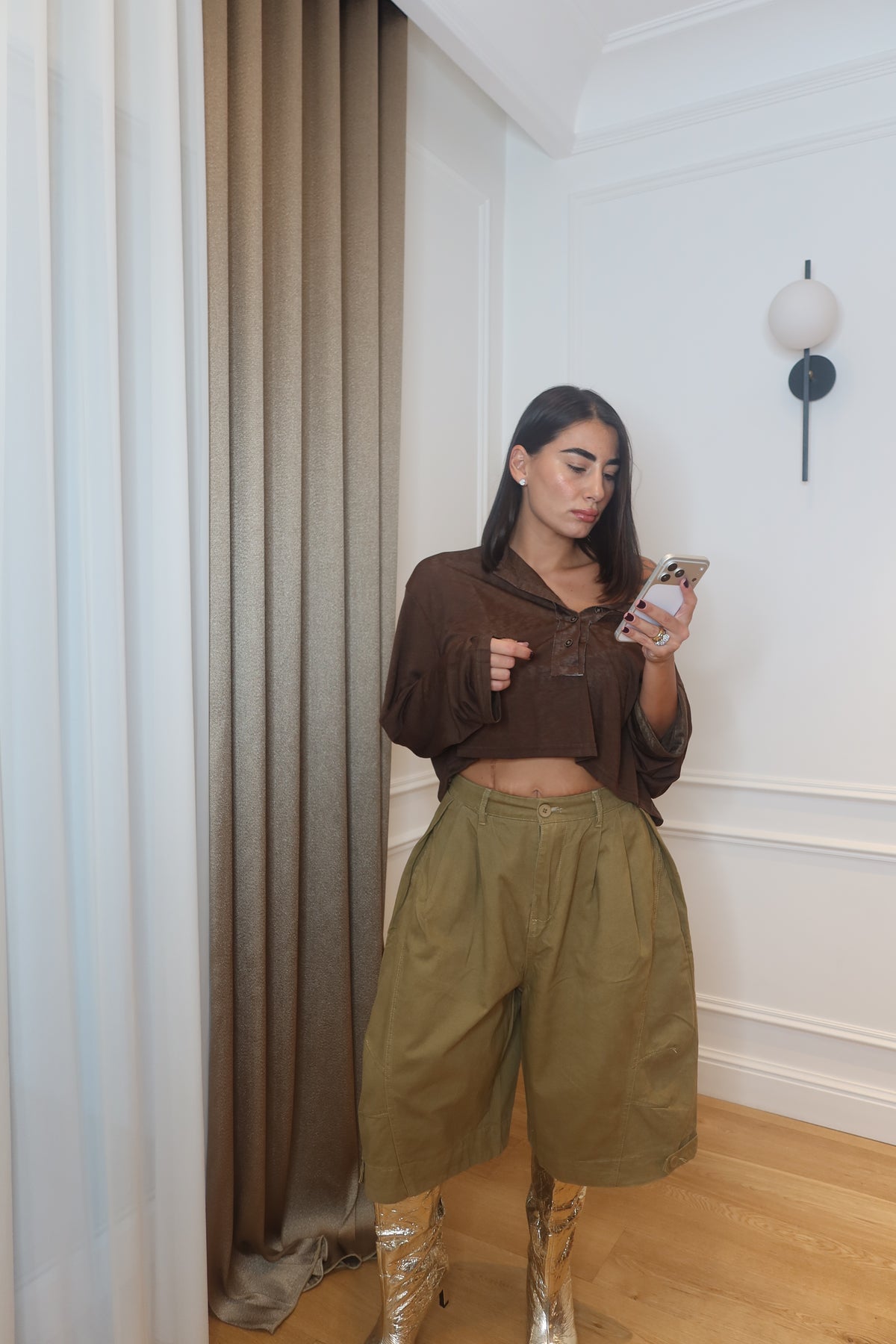 Bermuda Ampio Khaki