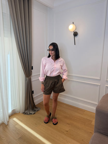 Shorts smerlo marrone