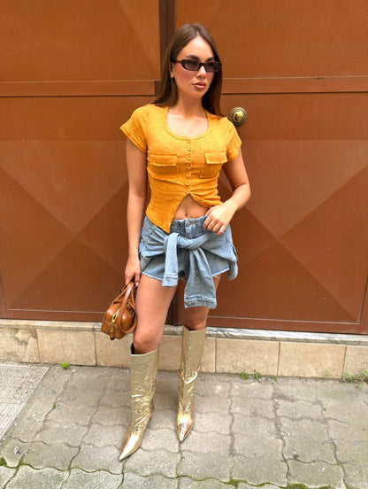 Maglia bottoncini