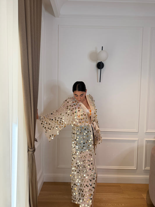 Kimono Mykonos champagne