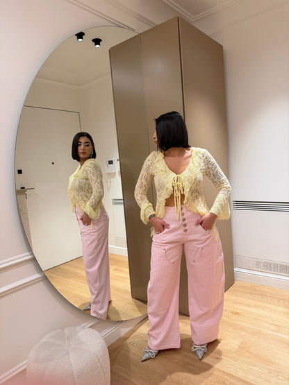 Top in pizzo sole