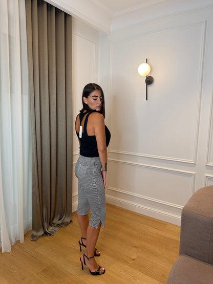 Pantalone Capri quadretti