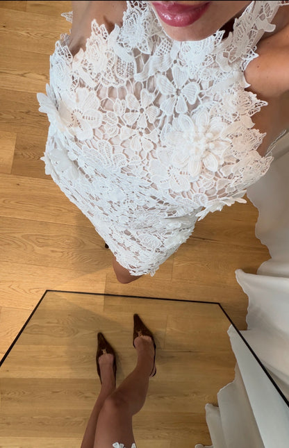 Abito Bloom White