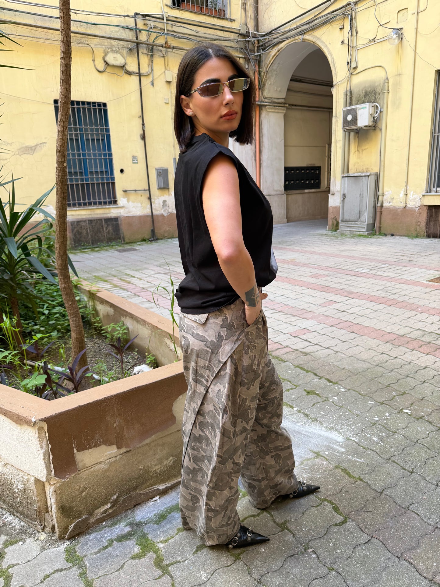 Pantaloni Camo