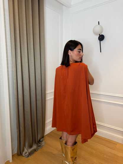 Maxi maglia ruggine