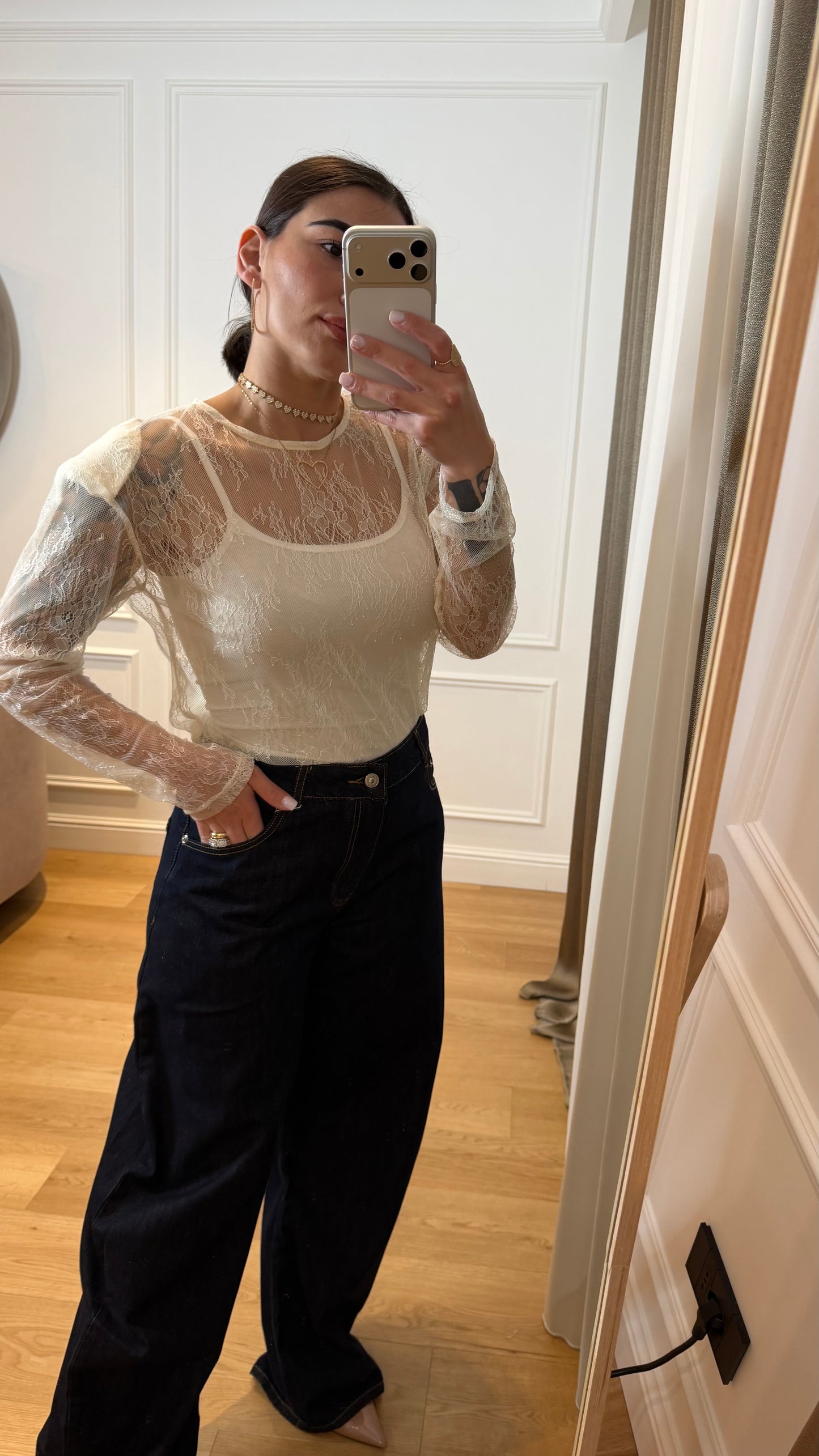 Maglia in pizzo