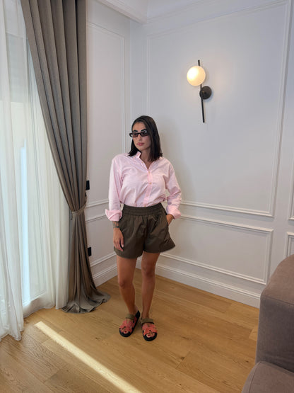 Shorts smerlo marrone