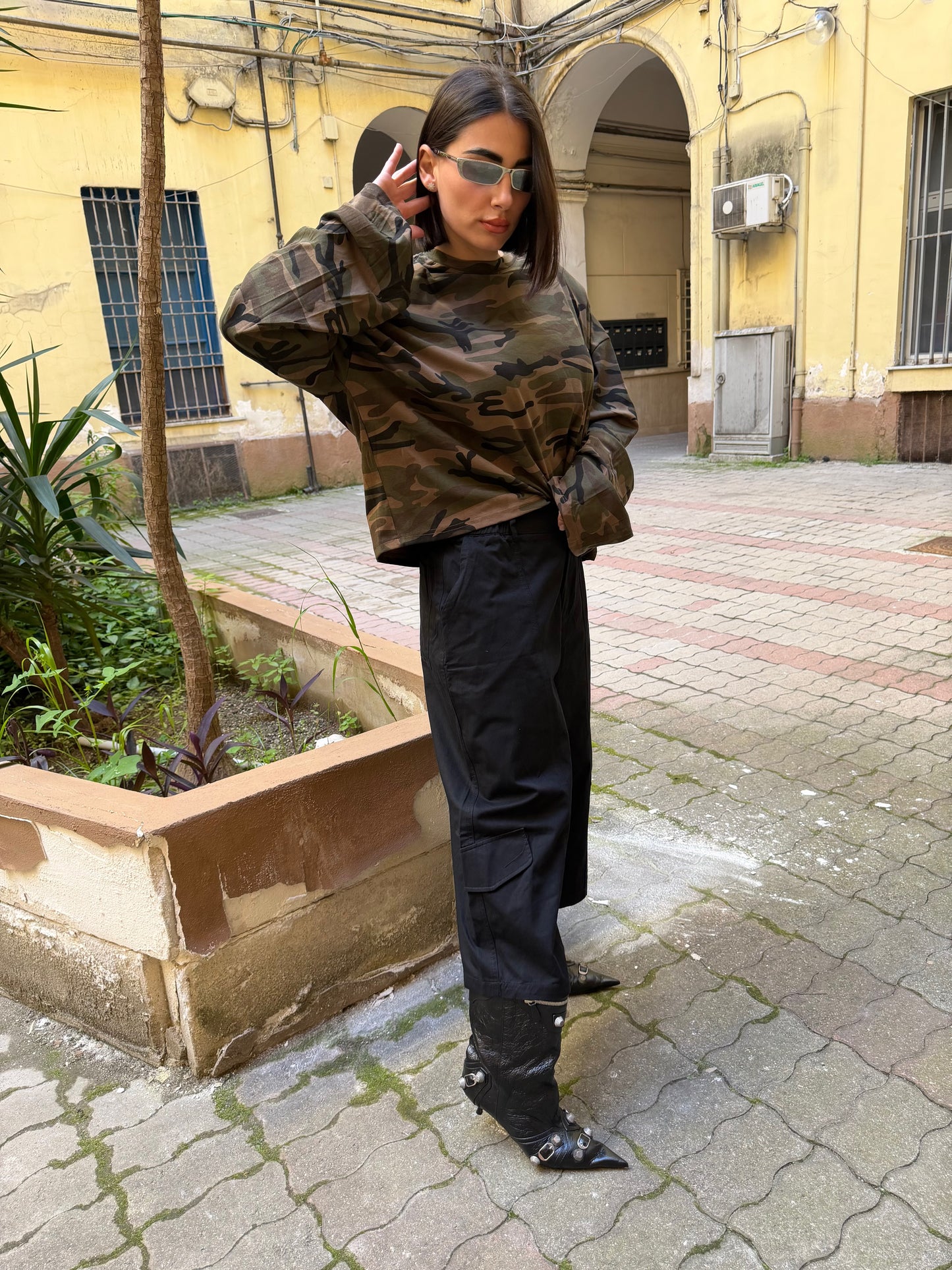T-shirt camo over