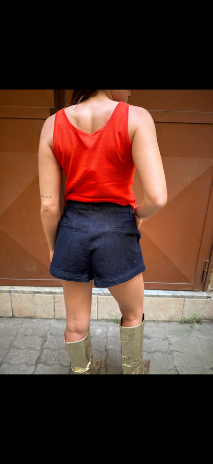 Shorts Denim lavaggio 0