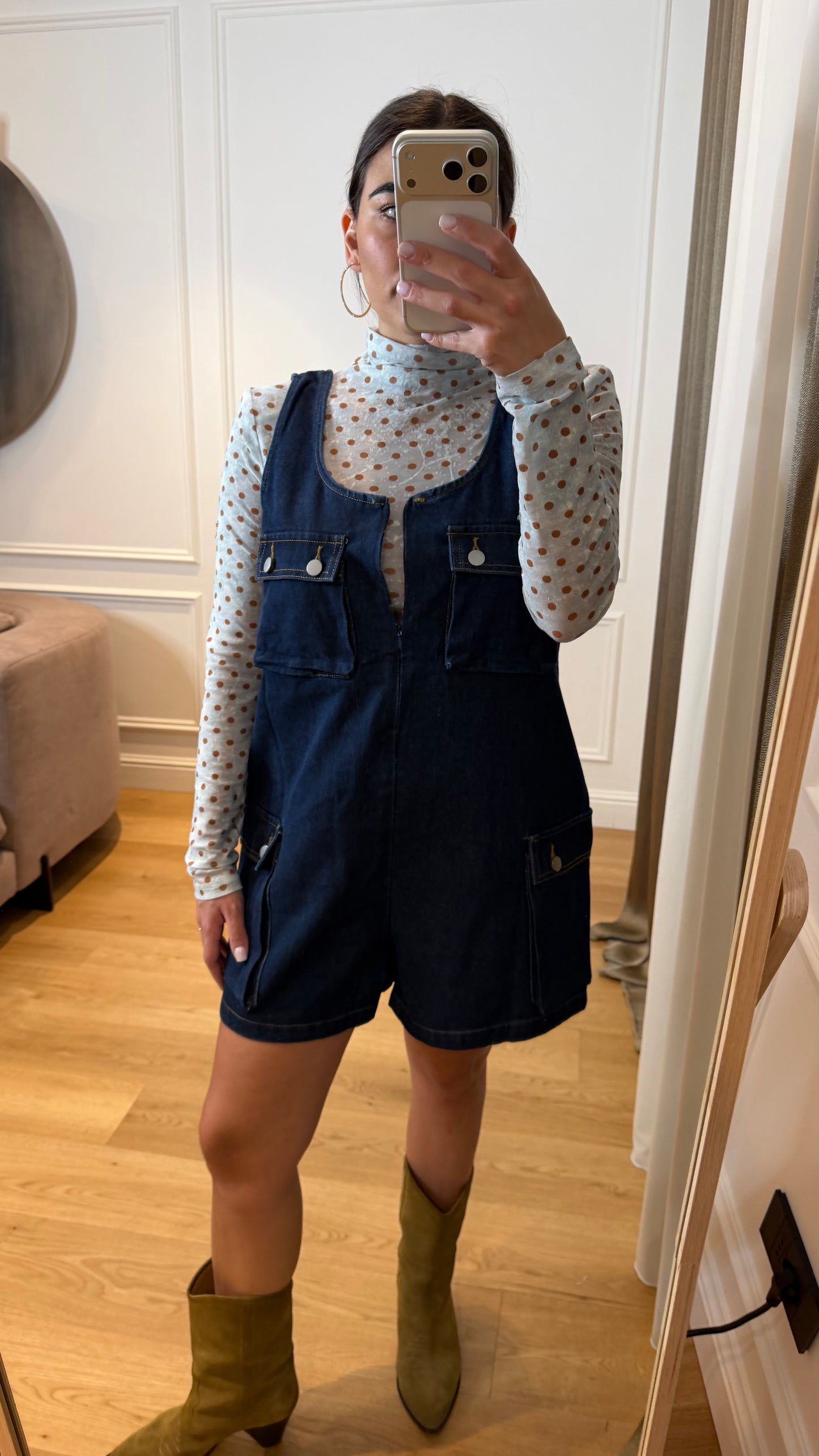 Salopette denim