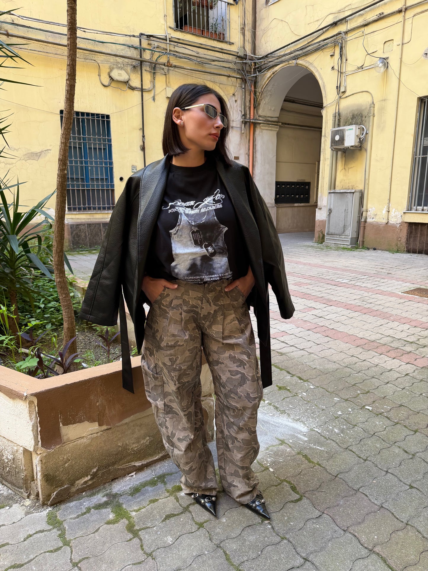 Pantaloni Camo
