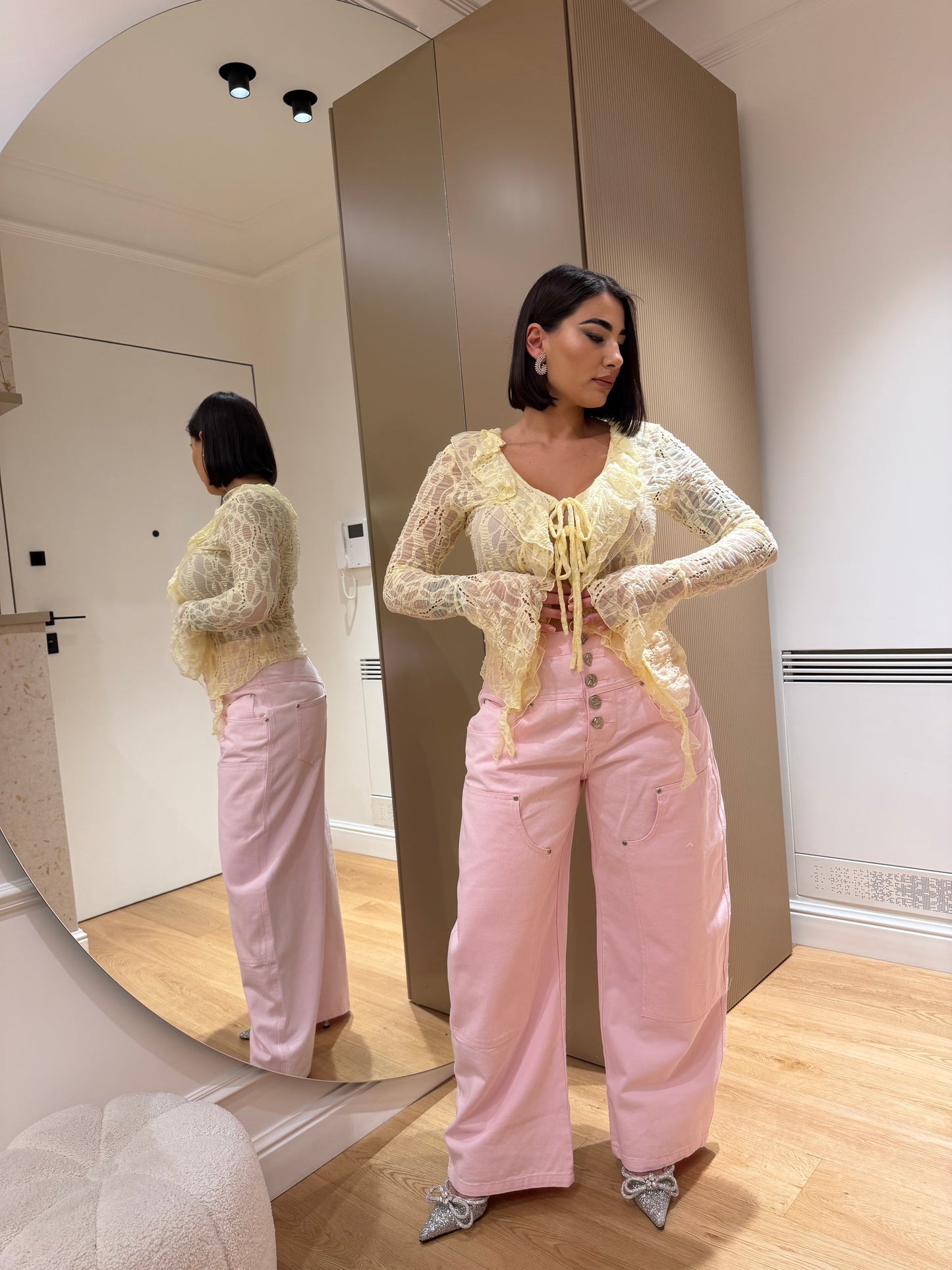 Top in pizzo sole