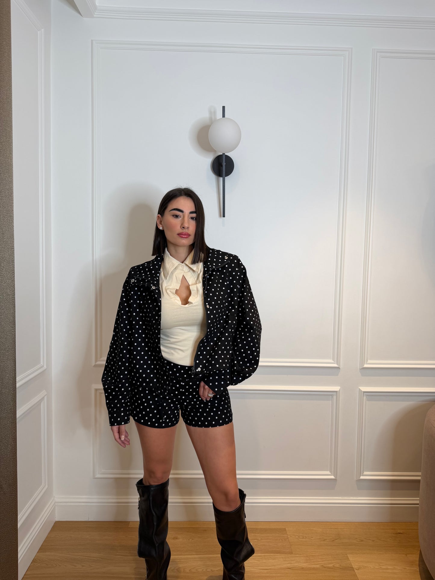 Coordinato pois chic black
