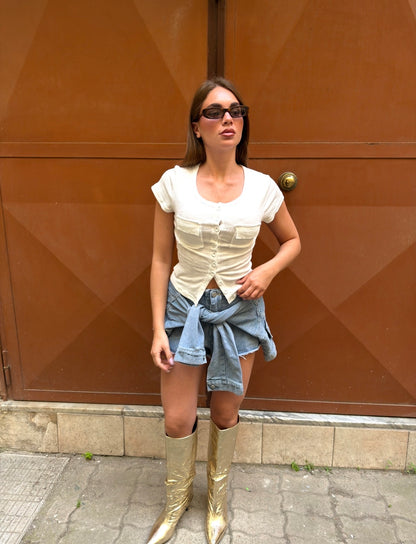 Maglia bottoncini