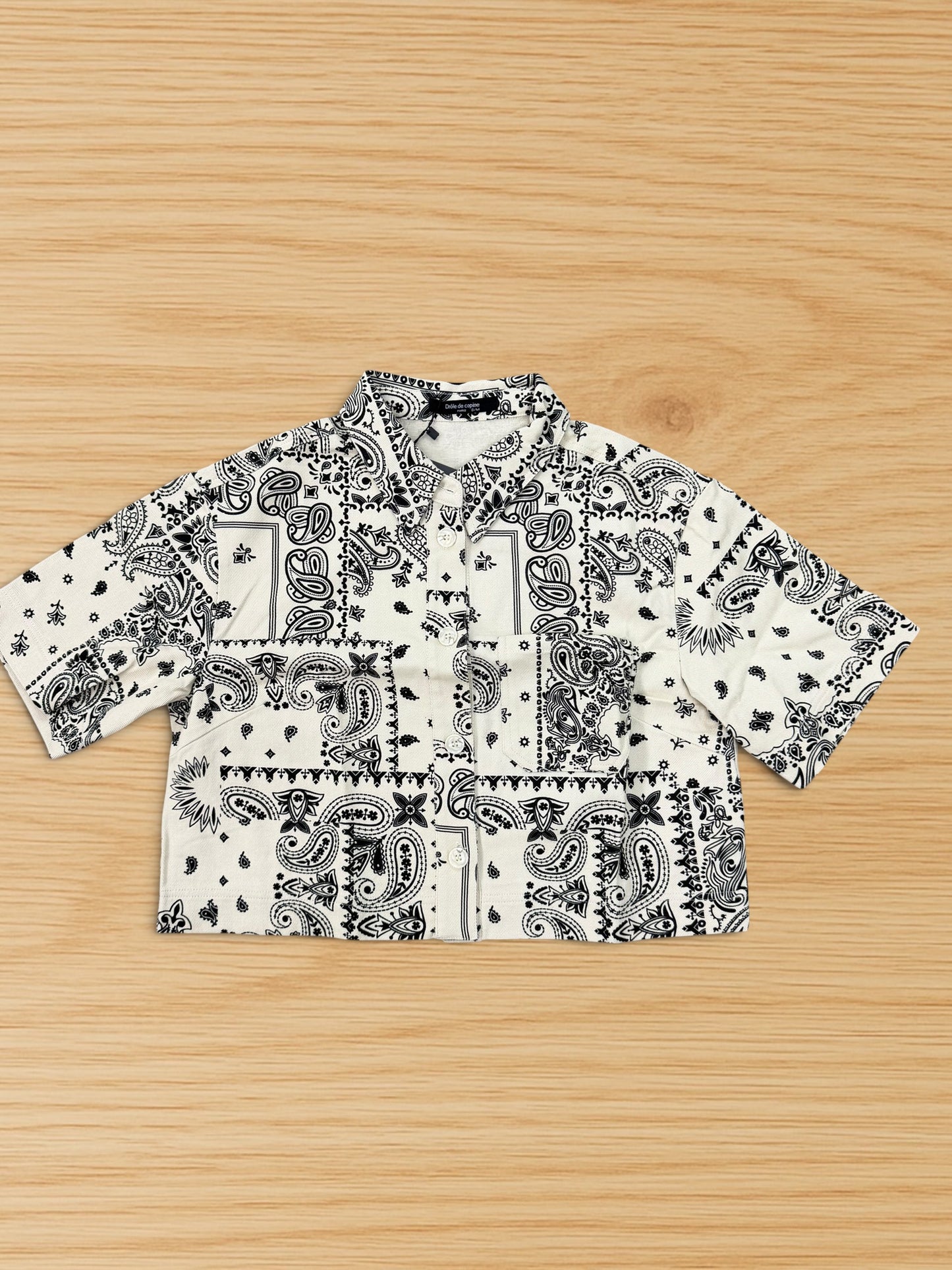 Camicia Crop bandana
