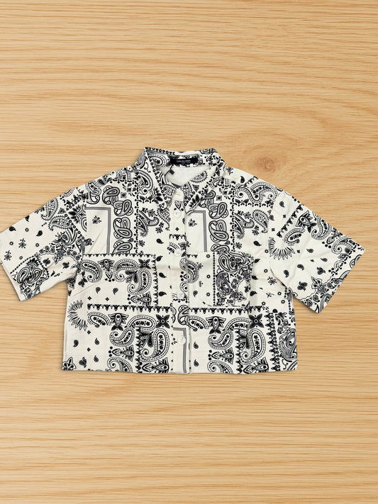 Camicia Crop bandana
