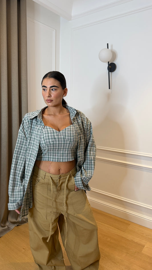 Set Top e Camicia a quadri