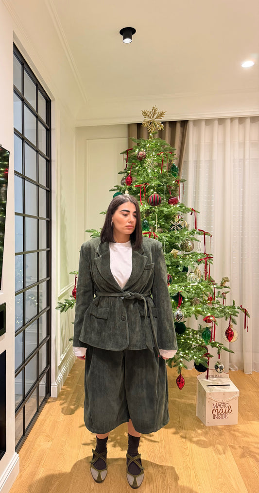 Coordinato in velluto