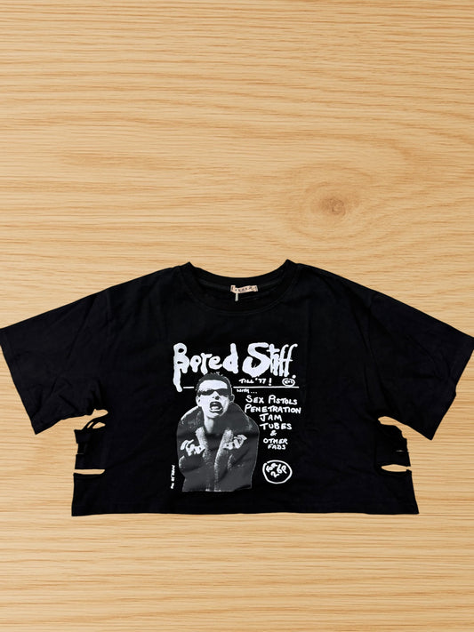 T-shirt Crop strappi