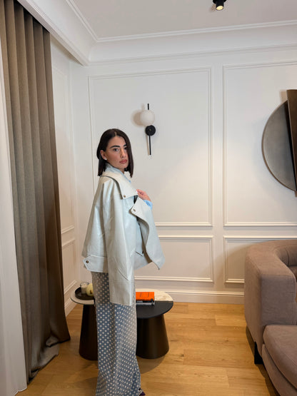 Giubbino ecopelle ice