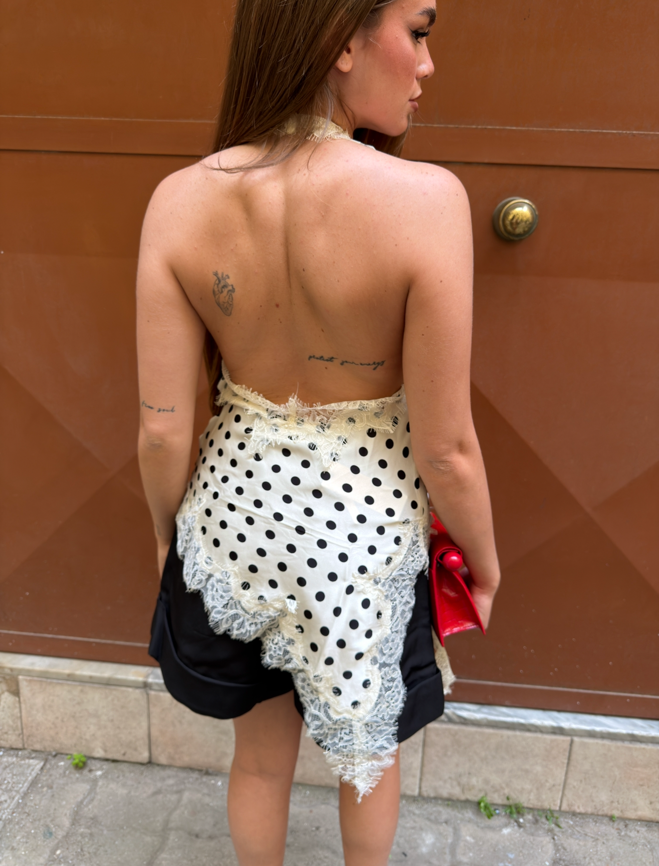 Top pois e pizzo bianco